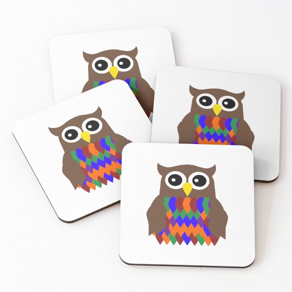 Item preview, A colorful owl designed and sold by expresiones8.