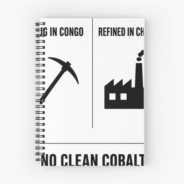 Item preview, Dug in Congo Refined in China - Cobalt Supply Chain designed and sold by Acta Diurna Supply.