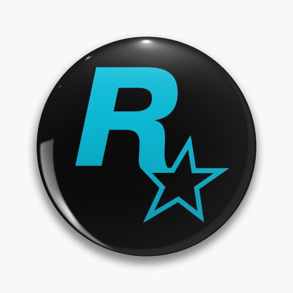 Item preview, Rockstar Games GTA 6 Vice City VC Blue Logo (Inverted) designed and sold by BubblePopRed.