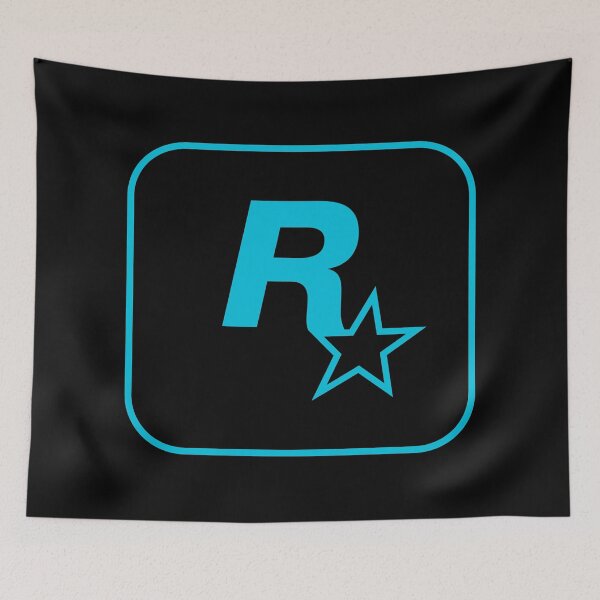 Item preview, Rockstar Games GTA 6 Vice City VC Blue Logo (Inverted) designed and sold by BubblePopRed.