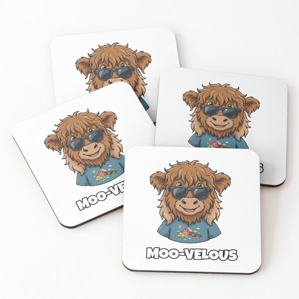 Item preview, Moo-velous Highland Cow Funny Farm Shirt designed and sold by dostielee.