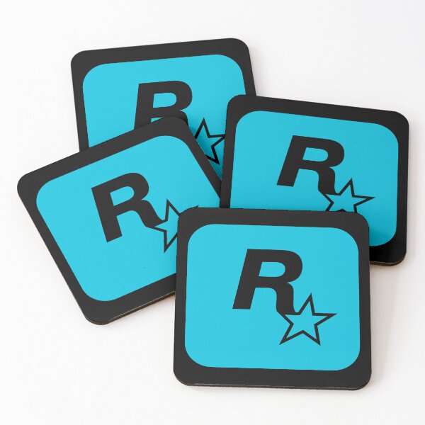 Item preview, Rockstar Games GTA 6 Vice City VC Blue Logo designed and sold by BubblePopRed.