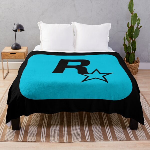 Item preview, Rockstar Games GTA 6 Vice City VC Blue Logo designed and sold by BubblePopRed.