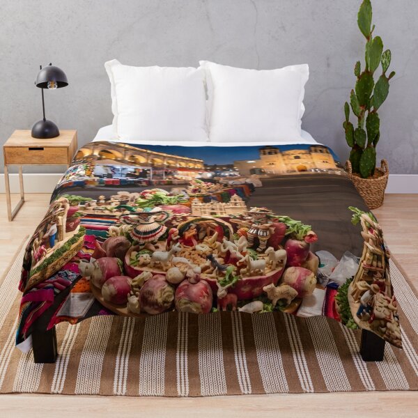 Item preview, Noche de los Rabanos Mexican Christmas Radish Carvings Scene designed and sold by Sybille-Yates.
