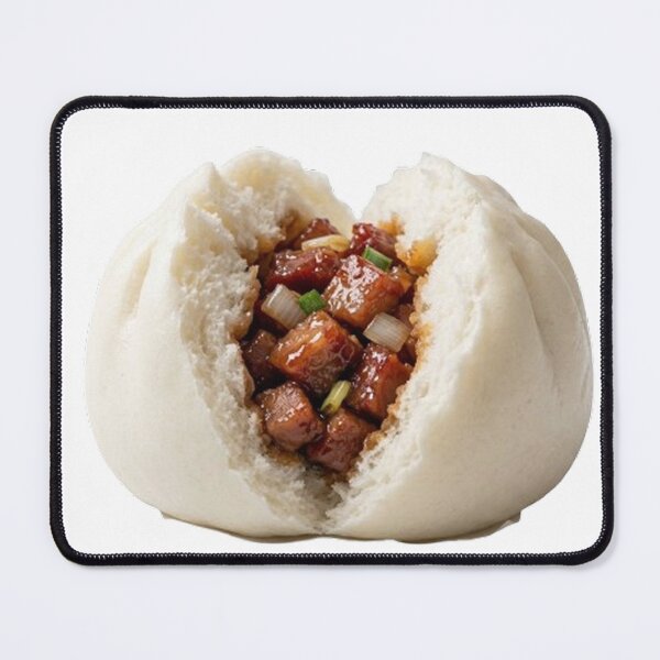 Item preview, BBQ Pork Bun Char Siu Bao Dim Sum - Hong Kong Foodie designed and sold by PetalsPaws.