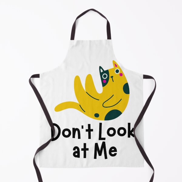 Item preview, Don't Look at Me Awkward Yellow Cat designed and sold by Fani*.