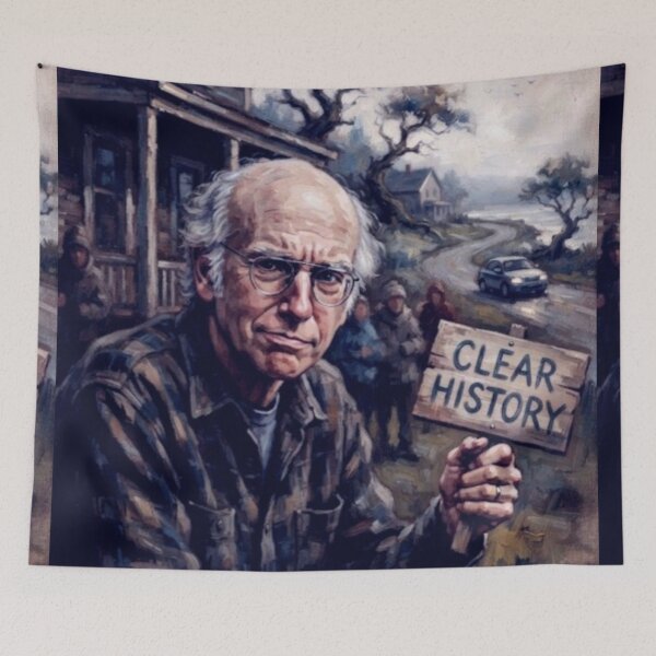 Aperçu de l'œuvre Hommage à Clear History Comedy Fine Art créée et vendue par Art's Diner.