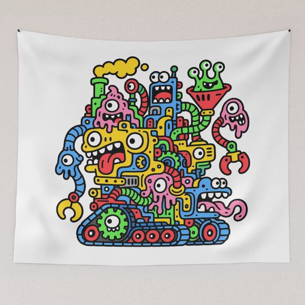 Item preview, Giant Monster Machine Weird Creature System designed and sold by Thai Vibe Studio.