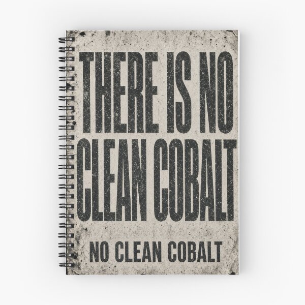 Item preview, There Is No Clean Cobalt - Wheatpaste Protest Lockup designed and sold by The Freedom Forge.