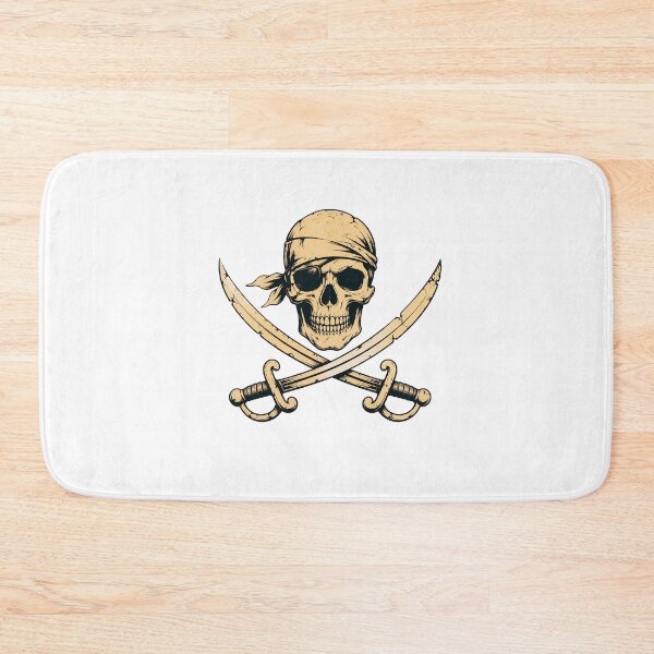 Item preview, Skull Pirate Swords Bandana Eyepatch Vintage designed and sold by Maladies.