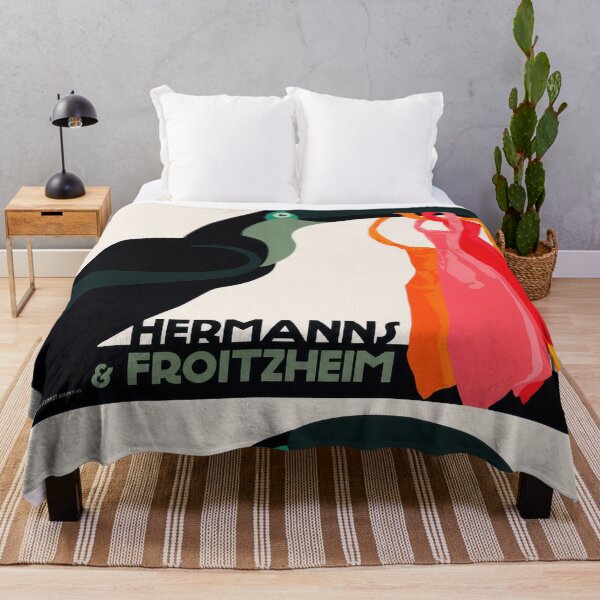 Item preview, Hermanns Froitzheim Toucan Necktie Advertisement designed and sold by artofuniverse.