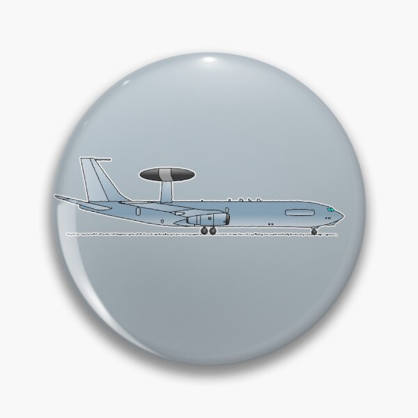 Item preview, Boeing E-3A Sentry AWACS Radar Aircraft Art designed and sold by themagiccrayons.