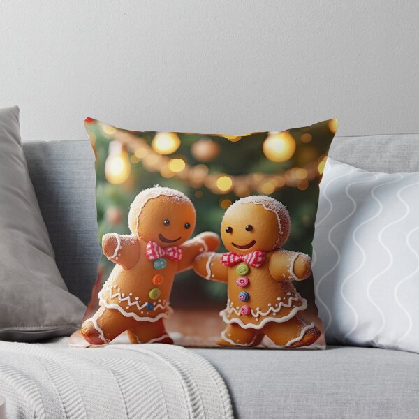 Item preview, Cute Dancing Gingerbread Couple designed and sold by MarionsArt.
