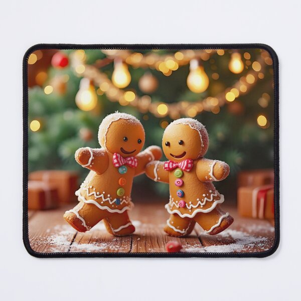 Item preview, Cute Dancing Gingerbread Couple designed and sold by MarionsArt.