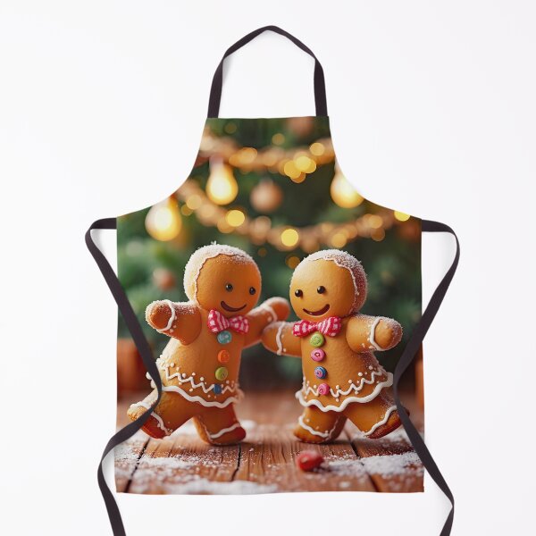 Item preview, Cute Dancing Gingerbread Couple designed and sold by MarionsArt.
