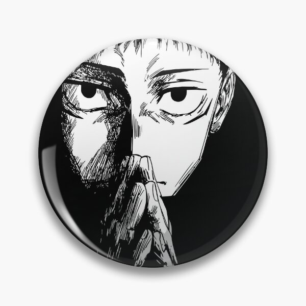 Item preview, Itadori Prayer and Determination Pose - Expressive Manga Meme Illustration designed and sold by moosesclub.