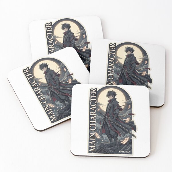 Item preview, Main Character Energy – Anime Inspired Fantasy Streetwear Sticker designed and sold by Spiking11.