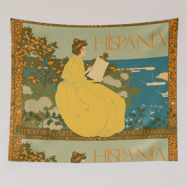 Item preview, Portada Hispania Literatura y Arte designed and sold by artofuniverse.