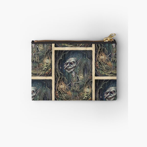 Item preview, Creepy horror house goblin illustration designed and sold by Vintage Designs +.