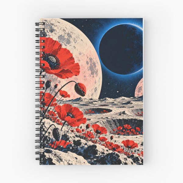 Item preview, Poppies on the Moon designed and sold by DrizzyV.