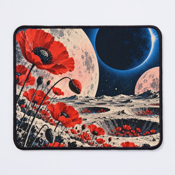 Item preview, Poppies on the Moon designed and sold by DrizzyV.