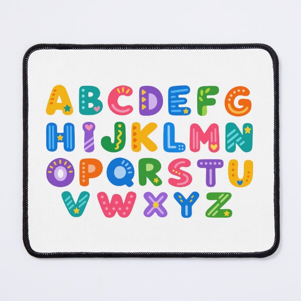 Artikelvorschau, Alphabet-Gitter | Alphabet-Buchstabenaufkleber entworfen und verkauft von Art for Every Person.