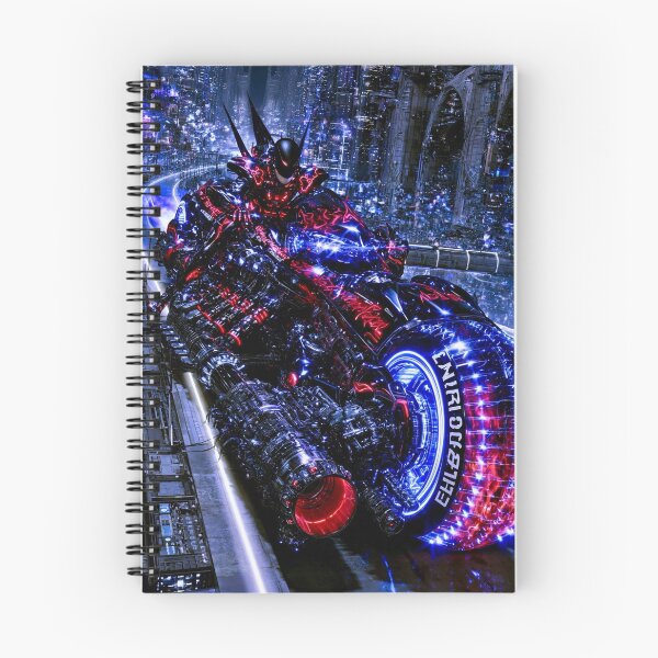 Item preview, Dark Knight Light Cycle - Cyberpunk Sci Fi Anime art designed and sold by Delerat7.