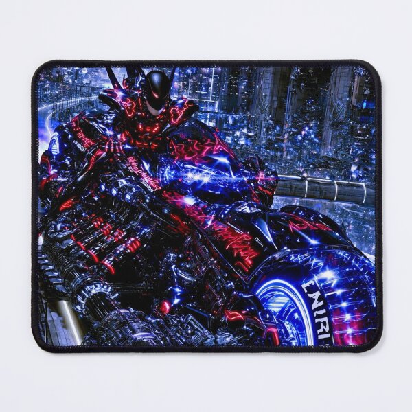 Item preview, Dark Knight Light Cycle - Cyberpunk Sci Fi Anime art designed and sold by Delerat7.