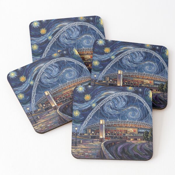 Artikelvorschau, Wembley Stadium Beneath London's Starry Night entworfen und verkauft von Bad-Decisions-Designs.