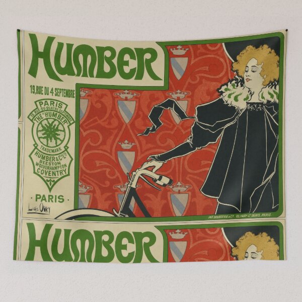 Item preview, Humber Cycles Paris Belle Epoque Advertisement designed and sold by artofuniverse.