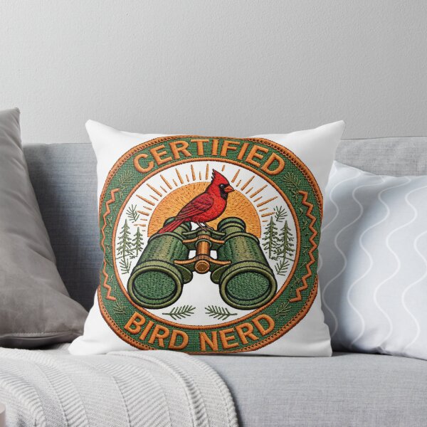 Item preview, Certified Bird Nerd Patch Badge designed and sold by Wild Shades.