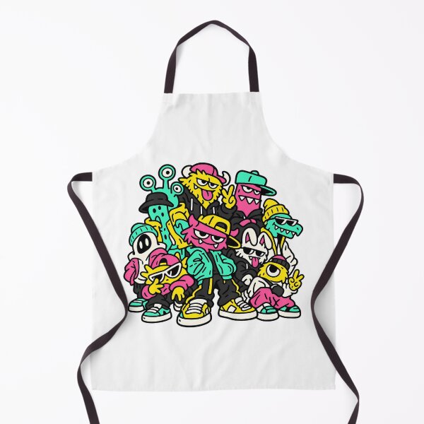 Item preview, Urban Monster Crew Colorful Street Characters designed and sold by Thai Vibe Studio.