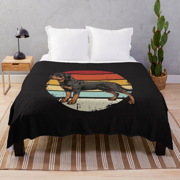 Item preview, Rottweiler Retro Sunset Vintage 70s 80s Dog Lover designed and sold by kiralynstration.