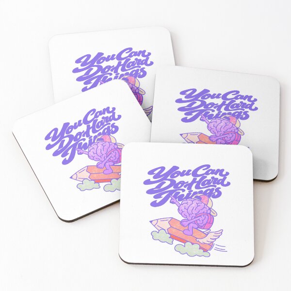 Item preview, You Can Do Hard Things Student Positive Mindset designed and sold by AdelDigitalArts.