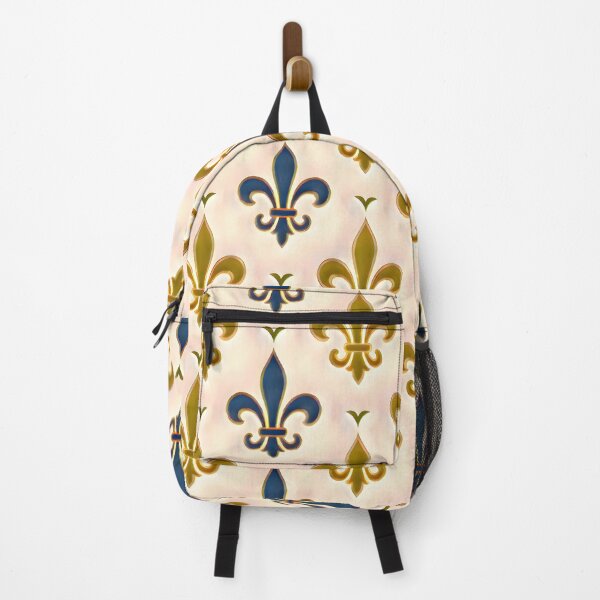 Item preview, Purple and Gold Fleur de Lis Pattern designed and sold by Sybille-Yates.
