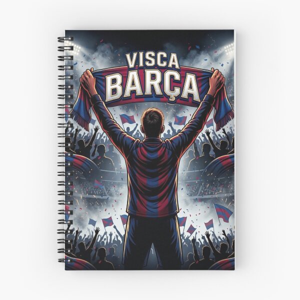 Item preview, Visca Barca Football Fan Stadium Supporter Design designed and sold by LuckyInk11.