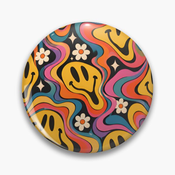 Artikelvorschau, Abgefahrene, psychedelische Smileys entworfen und verkauft von MiracleSociety.