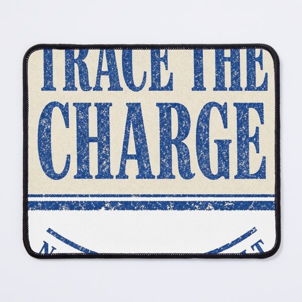 Item preview, Trace the Charge - No Clean Cobalt Kitchen Stamp designed and sold by Acta Diurna Supply.
