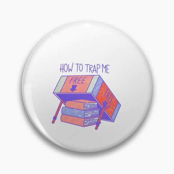 Item preview, How To Trap Me Avid Reader Bookworm Sarcasm designed and sold by AdelDigitalArts.