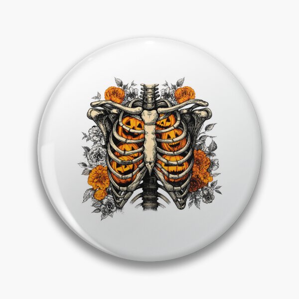 Item preview, Floral Ribcage Pumpkins designed and sold by Taniyah Gomes.