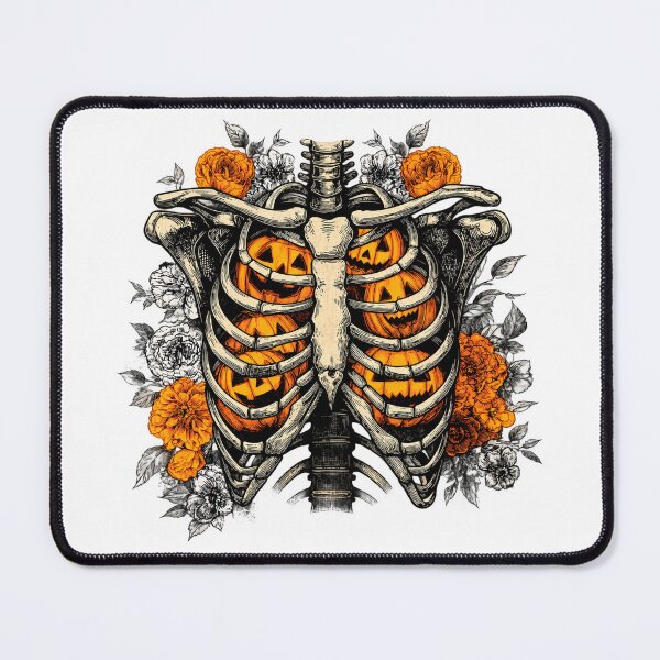 Item preview, Floral Ribcage Pumpkins designed and sold by Taniyah Gomes.