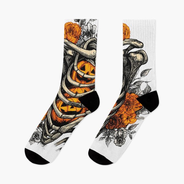 Item preview, Floral Ribcage Pumpkins designed and sold by Taniyah Gomes.