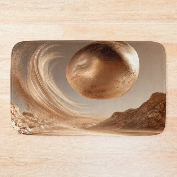 Item preview, Floating Metallic Orb in Desert designed and sold by MargaretWiktor.