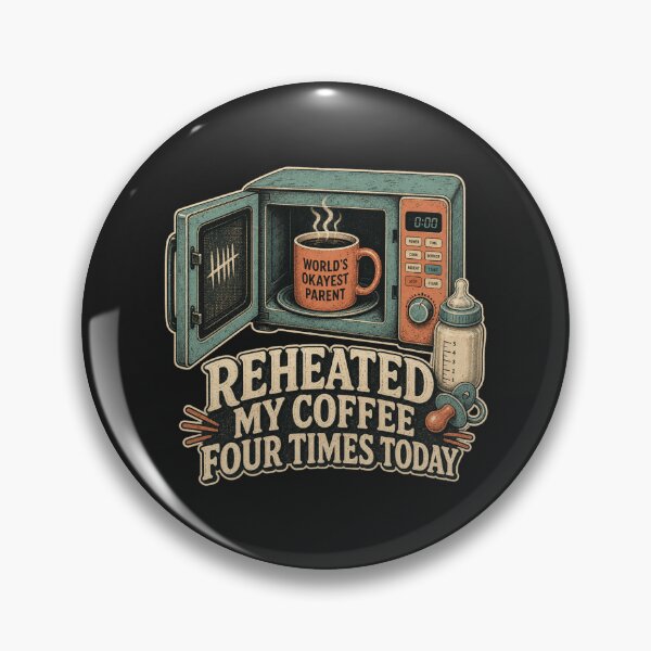 Item preview, Reheated My Coffee Four Times Today Shirt, Funny New Mom T-Shirt, Mom Coffee Humor Tee, New Mom Gift Shirt, Vintage Microwave Mug Graphic designed and sold by TshirtsLabs.