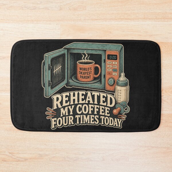 Item preview, Reheated My Coffee Four Times Today Shirt, Funny New Mom T-Shirt, Mom Coffee Humor Tee, New Mom Gift Shirt, Vintage Microwave Mug Graphic designed and sold by TshirtsLabs.