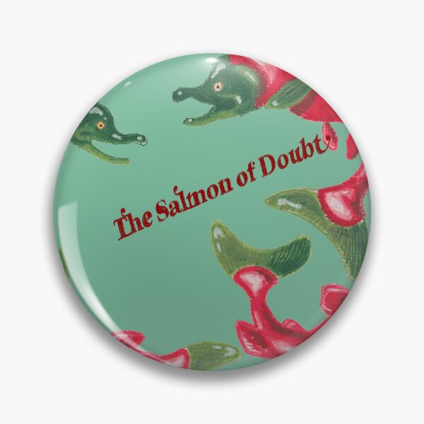 Item preview, 'The Salmon of Doubt' from Douglas Adams designed and sold by ethanvsanders.