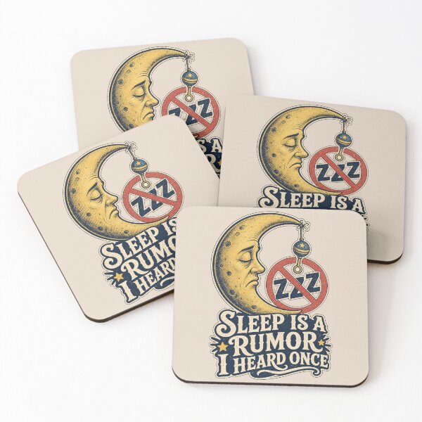Item preview, Sleep Is A Rumor I Heard Once Shirt, Funny New Mom T-Shirt, Sleep Deprived Mom Tee, New Parent Gift Shirt, Vintage Moon Graphic designed and sold by TshirtsLabs.