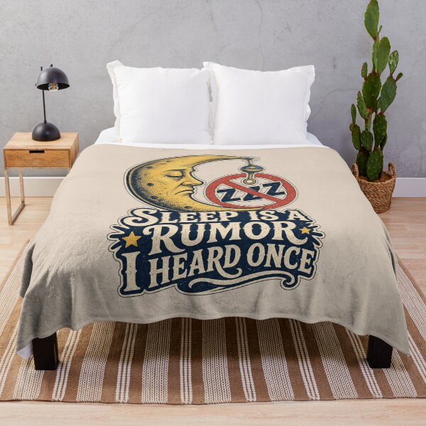 Item preview, Sleep Is A Rumor I Heard Once Shirt, Funny New Mom T-Shirt, Sleep Deprived Mom Tee, New Parent Gift Shirt, Vintage Moon Graphic designed and sold by TshirtsLabs.