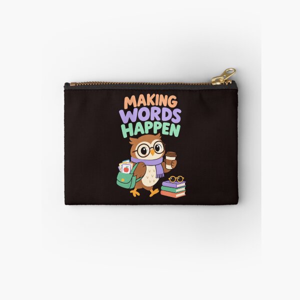Item preview, Making Words Happen Cute Owl Speech Language Pathologist SLP Teacher designed and sold by mari-kayden.