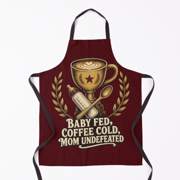 Item preview, Baby Fed Coffee Cold Mom Undefeated Shirt, Funny New Mom T-Shirt, Mom Victory Humor Tee, New Mom Gift Shirt, Vintage Trophy Graphic designed and sold by TshirtsLabs.